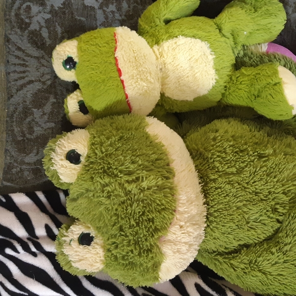 Frogs Stuffed Animals Plush toys Lot set Big And Small Duo - Picture 7 of 10